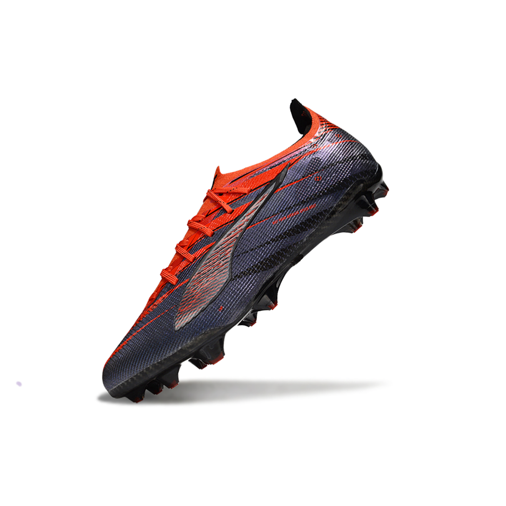 Chuteira Campo Puma Ultra 5 Ultimate FG Cinza e Laranja