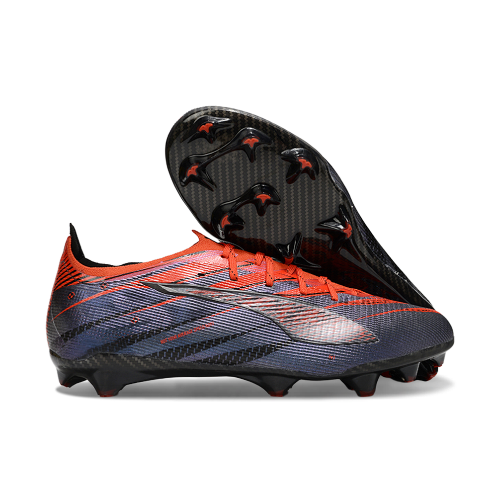 Chuteira Campo Puma Ultra 5 Ultimate FG Cinza e Laranja