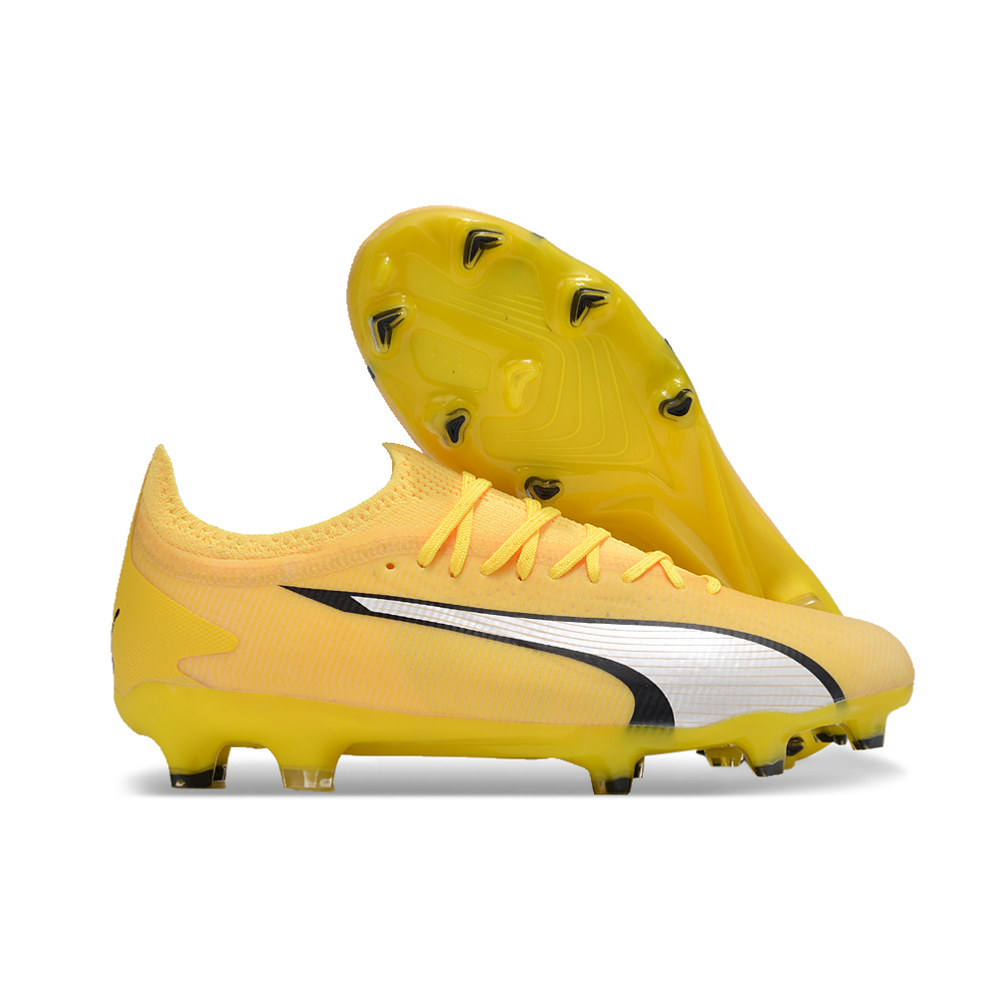 Chuteira Campo Puma Ultra Ultimate FG Amarela 