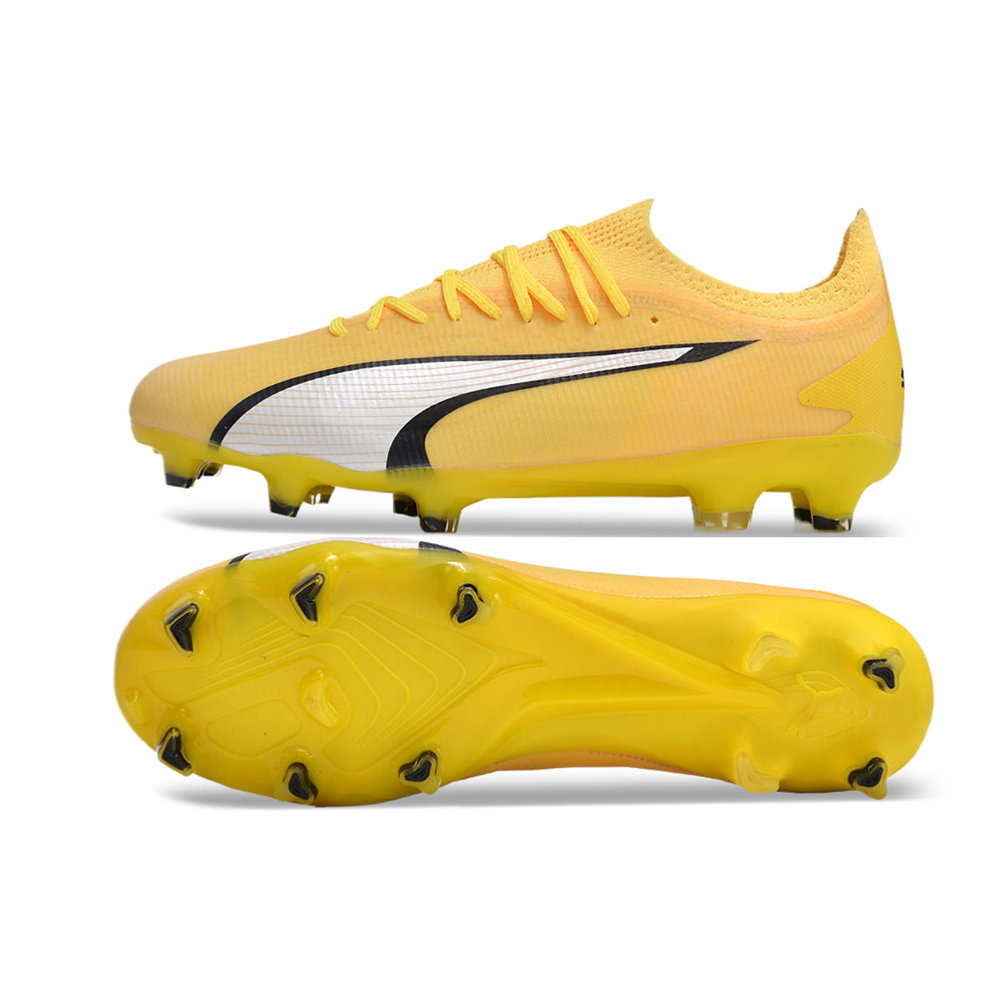 Chuteira Campo Puma Ultra Ultimate FG Amarela 