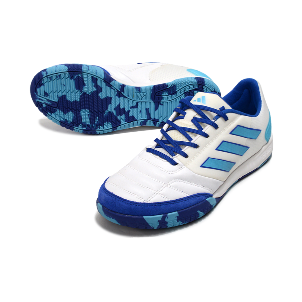 Chuteira Futsal Adidas Competition Top IC Branca e Azul