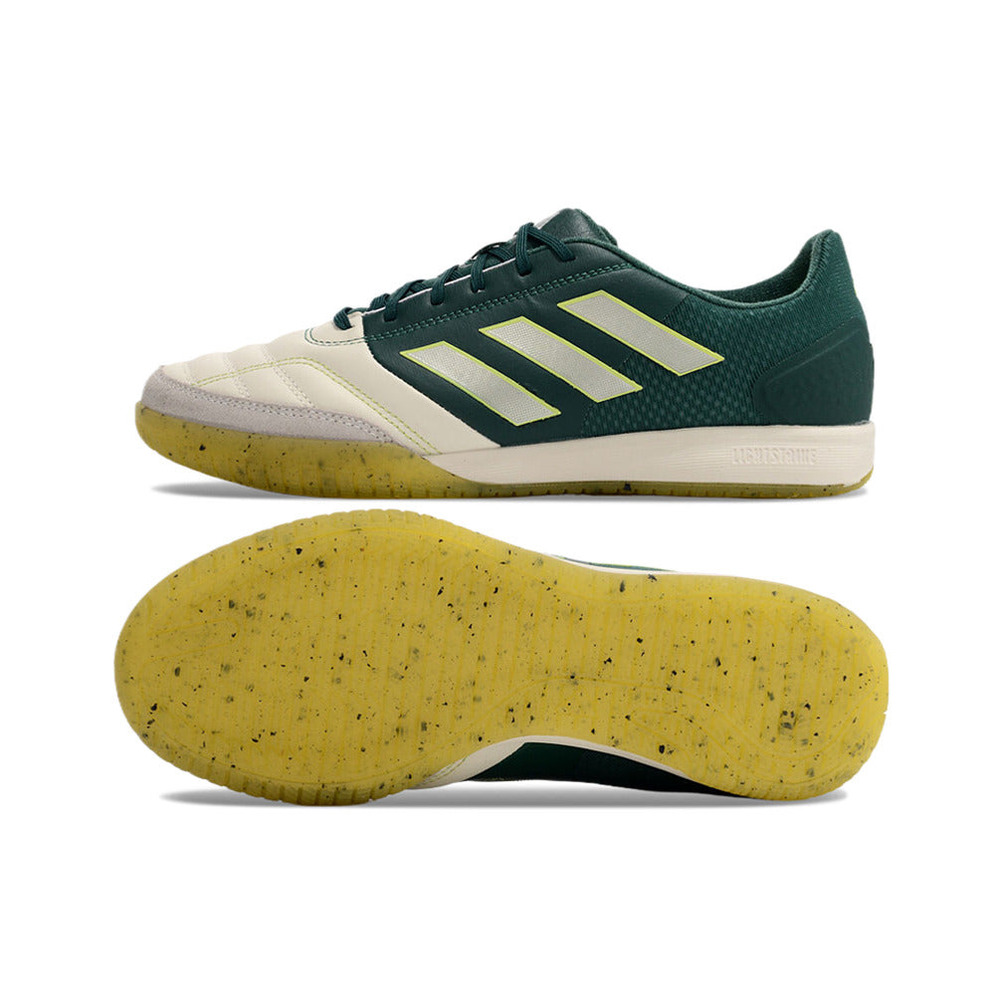 Chuteira Futsal Adidas Competition Top IC Branca e Verde