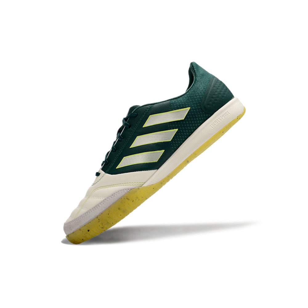 Chuteira Futsal Adidas Competition Top IC Branca e Verde