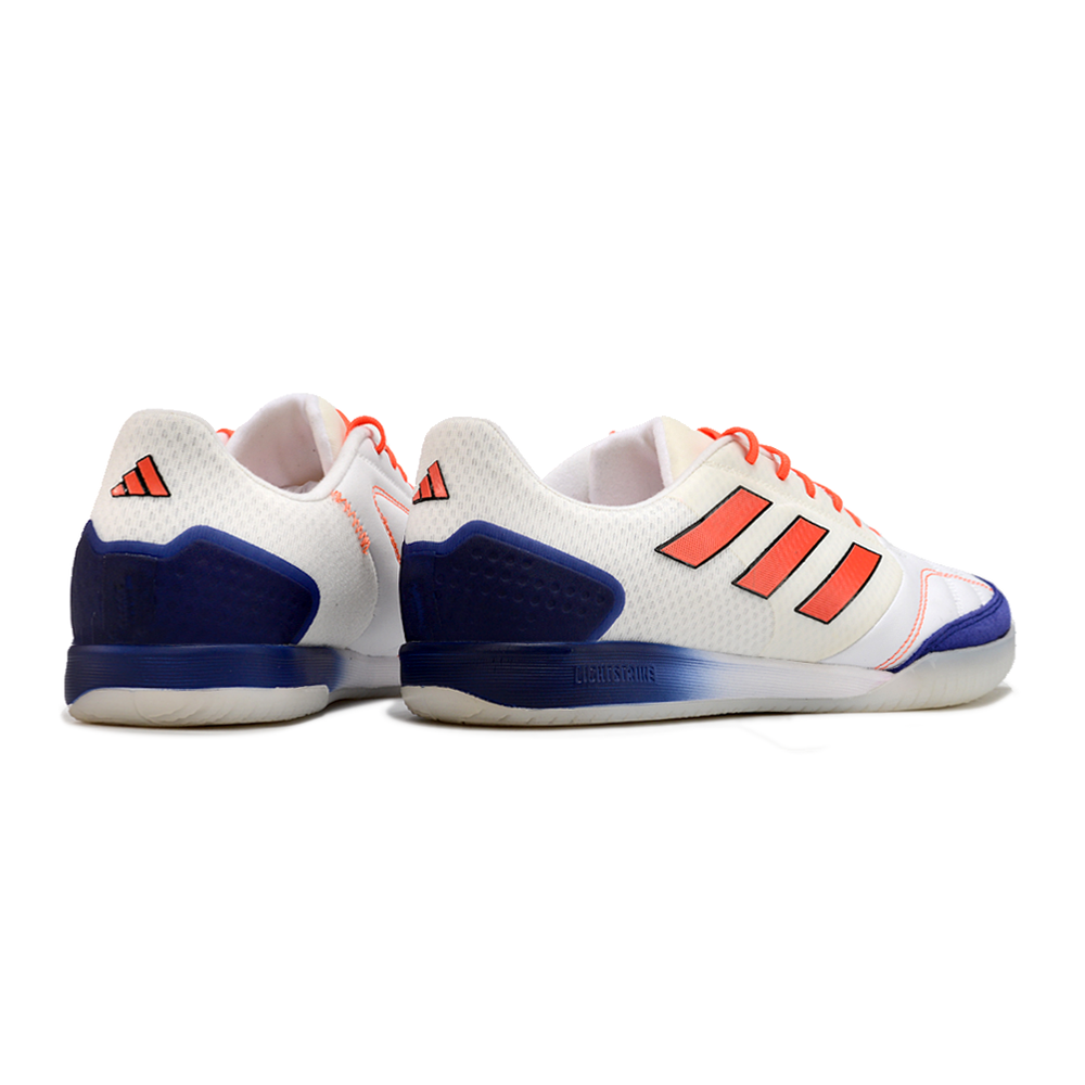 Chuteira Futsal Adidas Competition Top IC Branca, Azul e Vermelho
