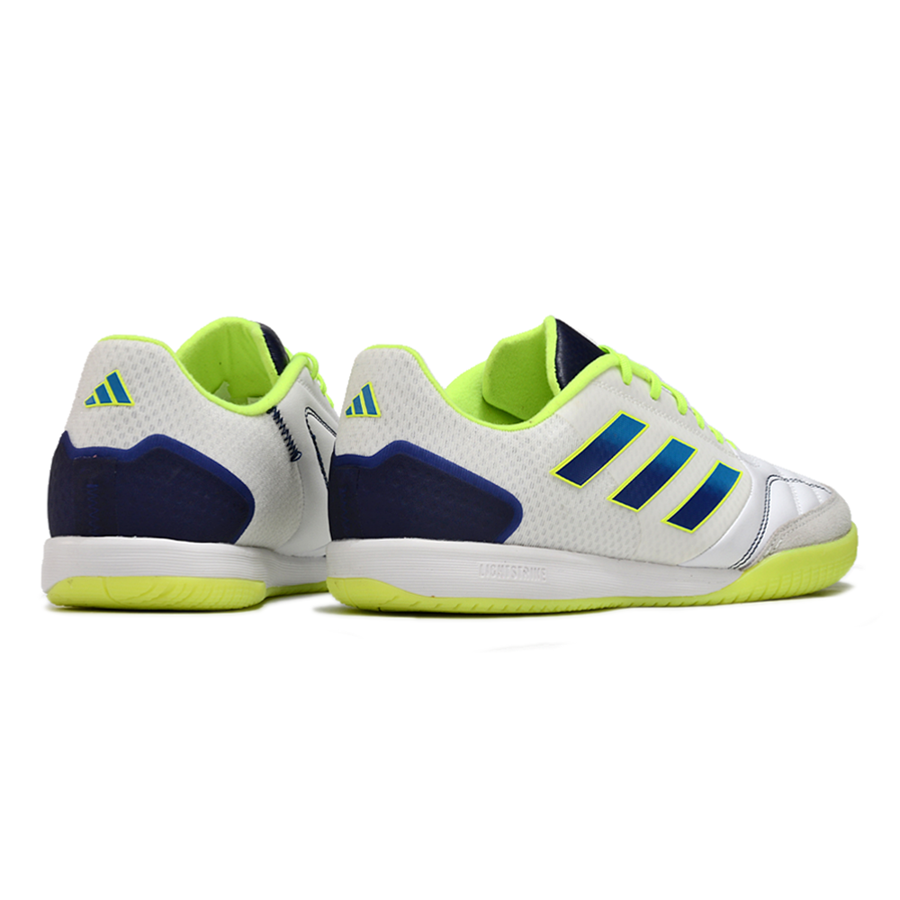 Chuteira Futsal Adidas Competition TOP IC Branca, Verde e Azul