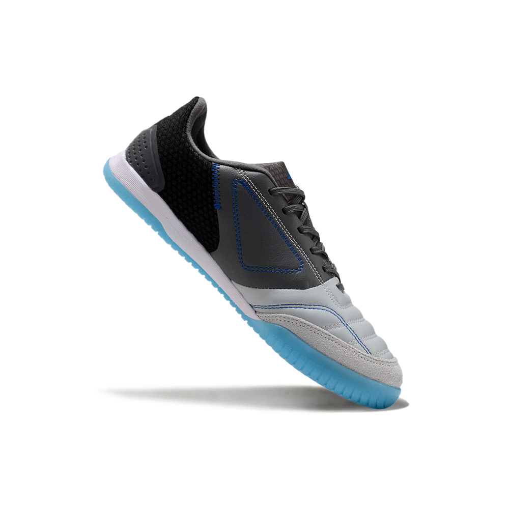 Chuteira Futsal Adidas Competition Top IC Cinza, Azul e Branco