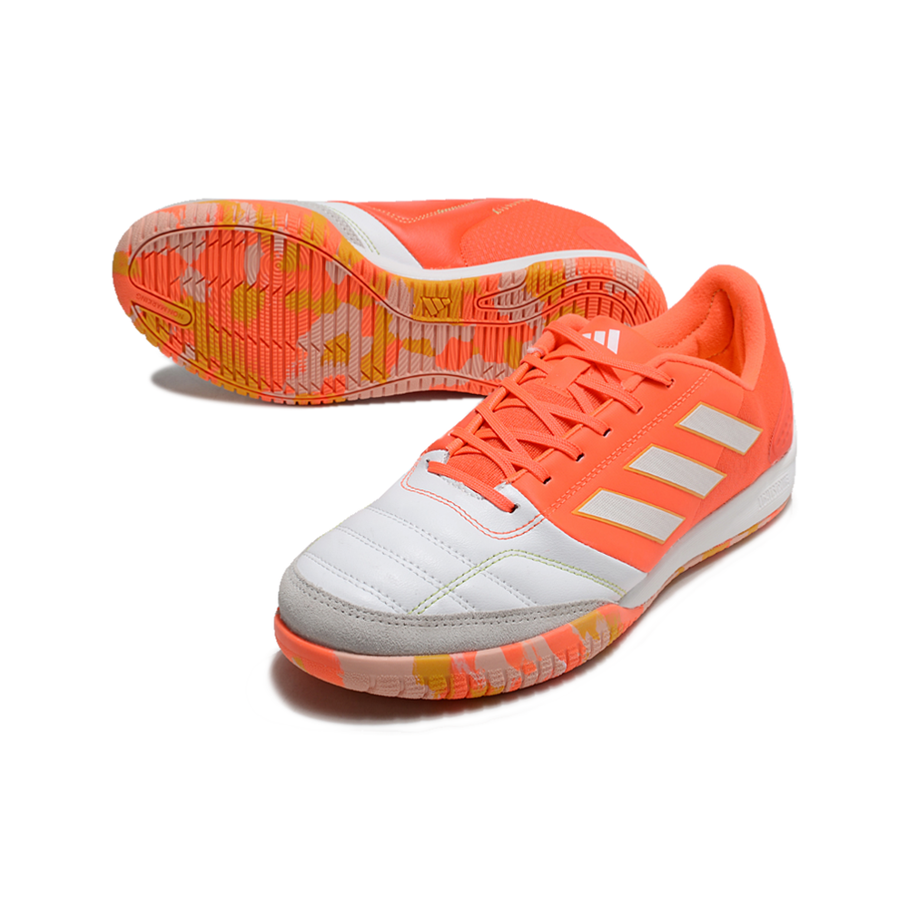 Chuteira Futsal Adidas Competition Top IC Laranja e Branco