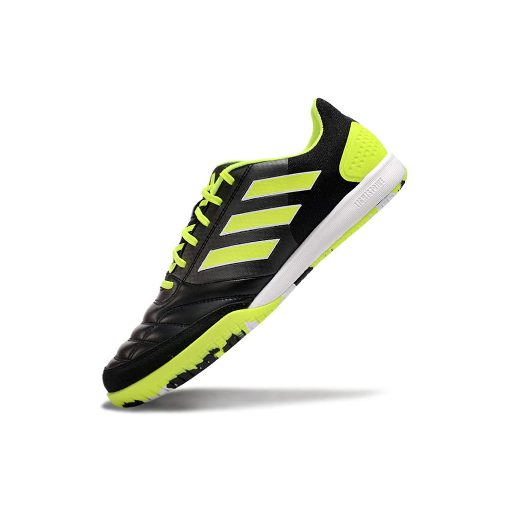 Chuteira Futsal Adidas Competition Top IC Preta e Verde
