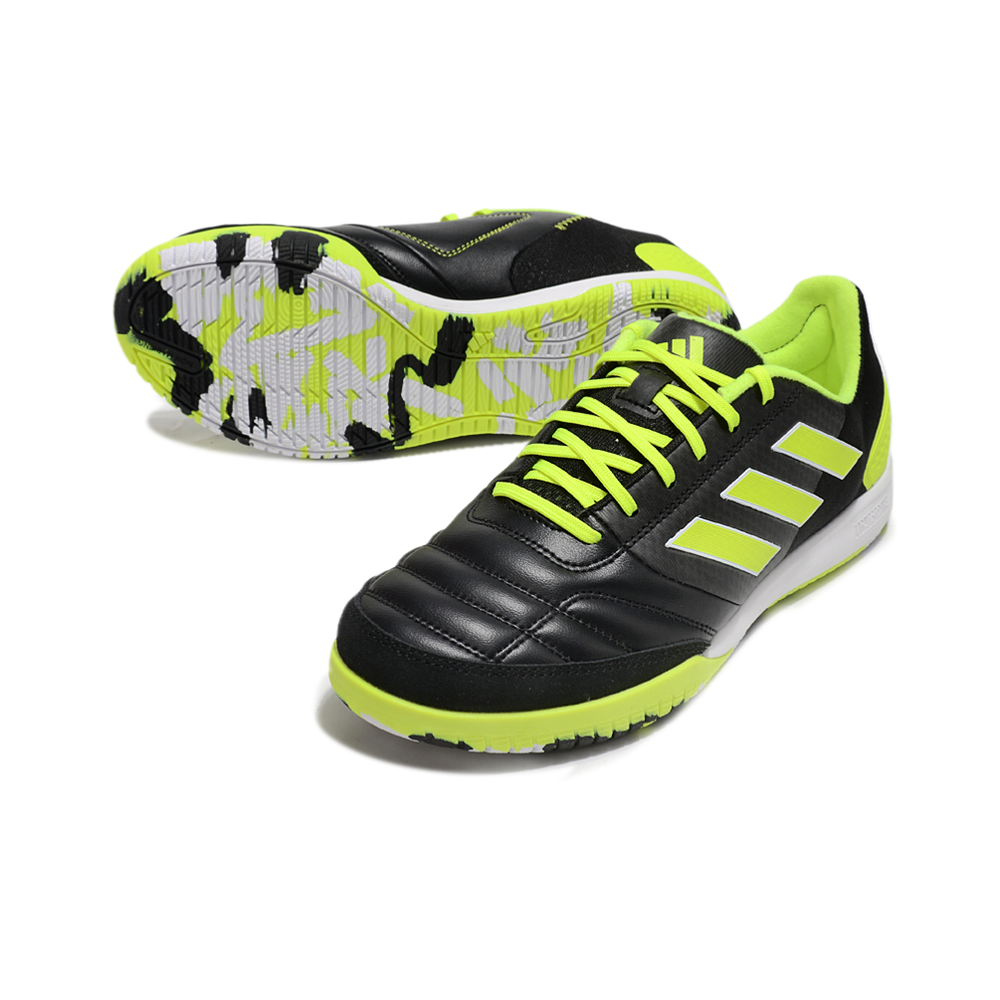 Chuteira Futsal Adidas Competition Top IC Preta e Verde
