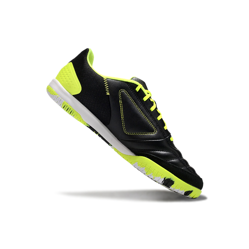 Chuteira Futsal Adidas Competition Top IC Preta e Verde