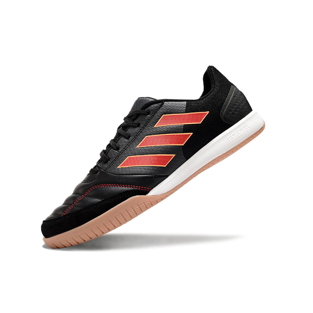 Chuteira Futsal Adidas Competition Top IC Preta e Vermelha