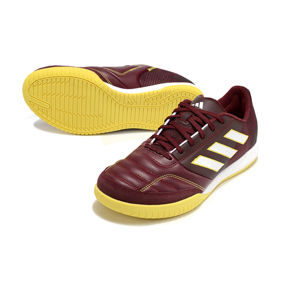 Chuteira Futsal Adidas Competition Top IC Vermelha e Amarela