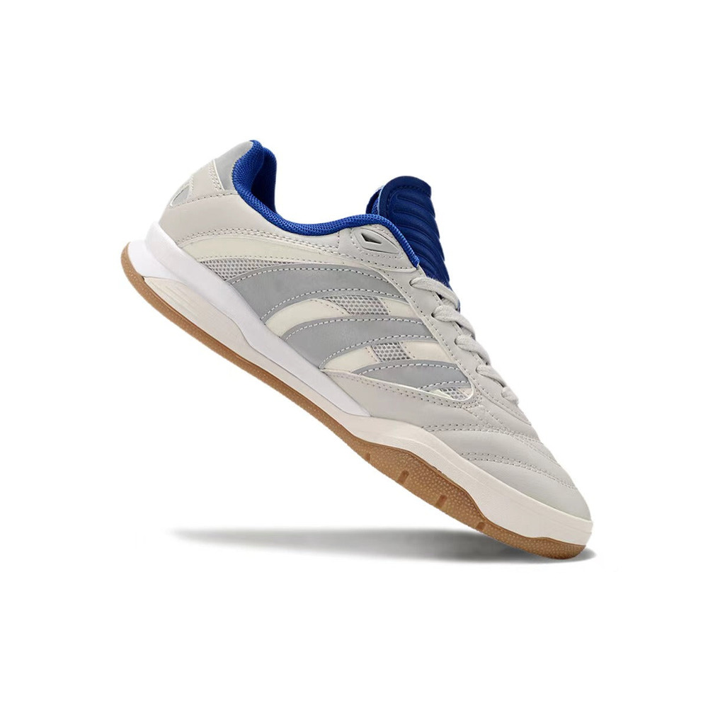 Chuteira Futsal Adidas Copa Mundial IC Bege, Azul e Cinza