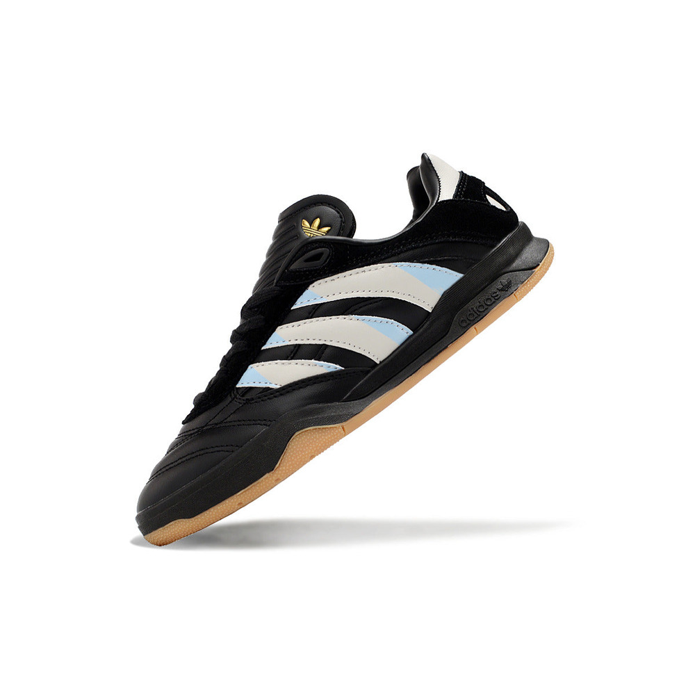 Chuteira Futsal Adidas Copa Mundial IC Preta e Cinza