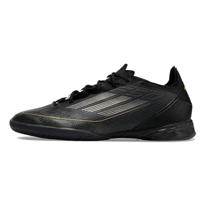 Chuteira Futsal Adidas F50 IC Preto e Dourado 