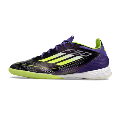 Chuteira Futsal Adidas F50 IC Roxa e Verde 
