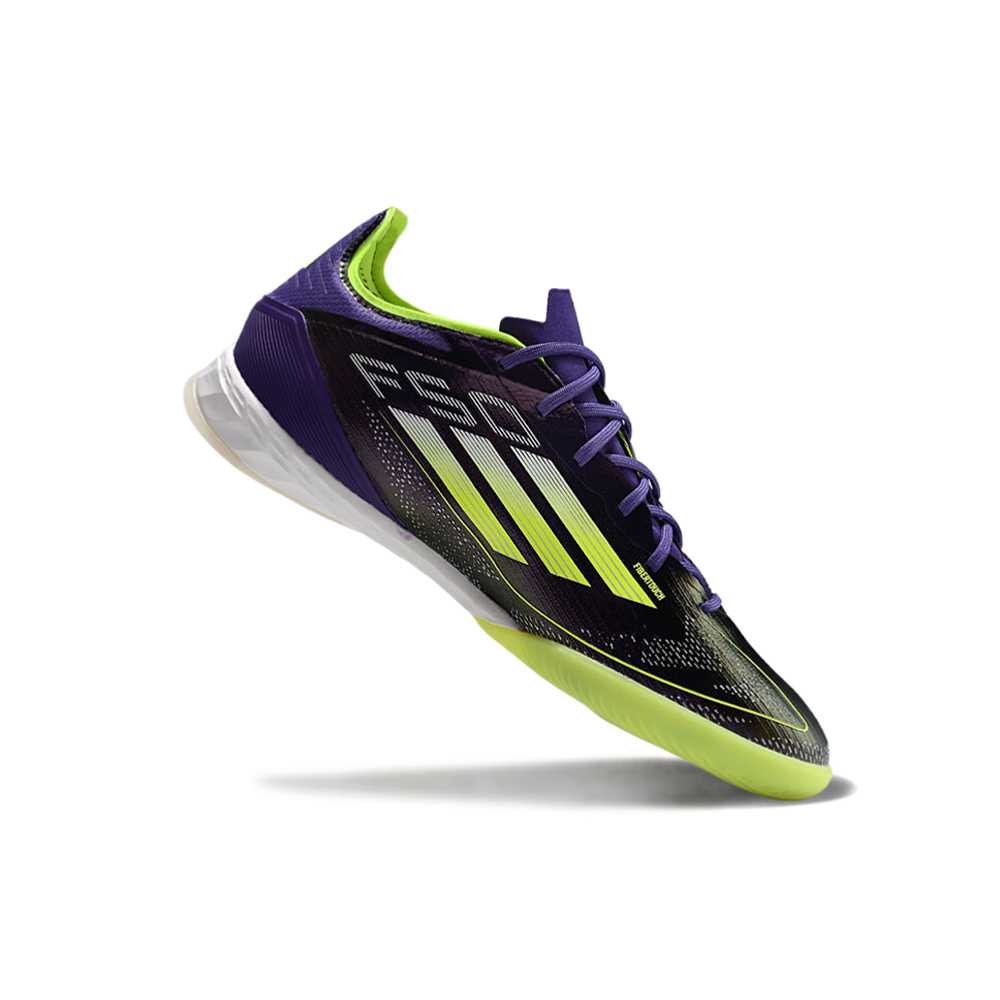Chuteira Futsal Adidas F50 IC Roxa e Verde 