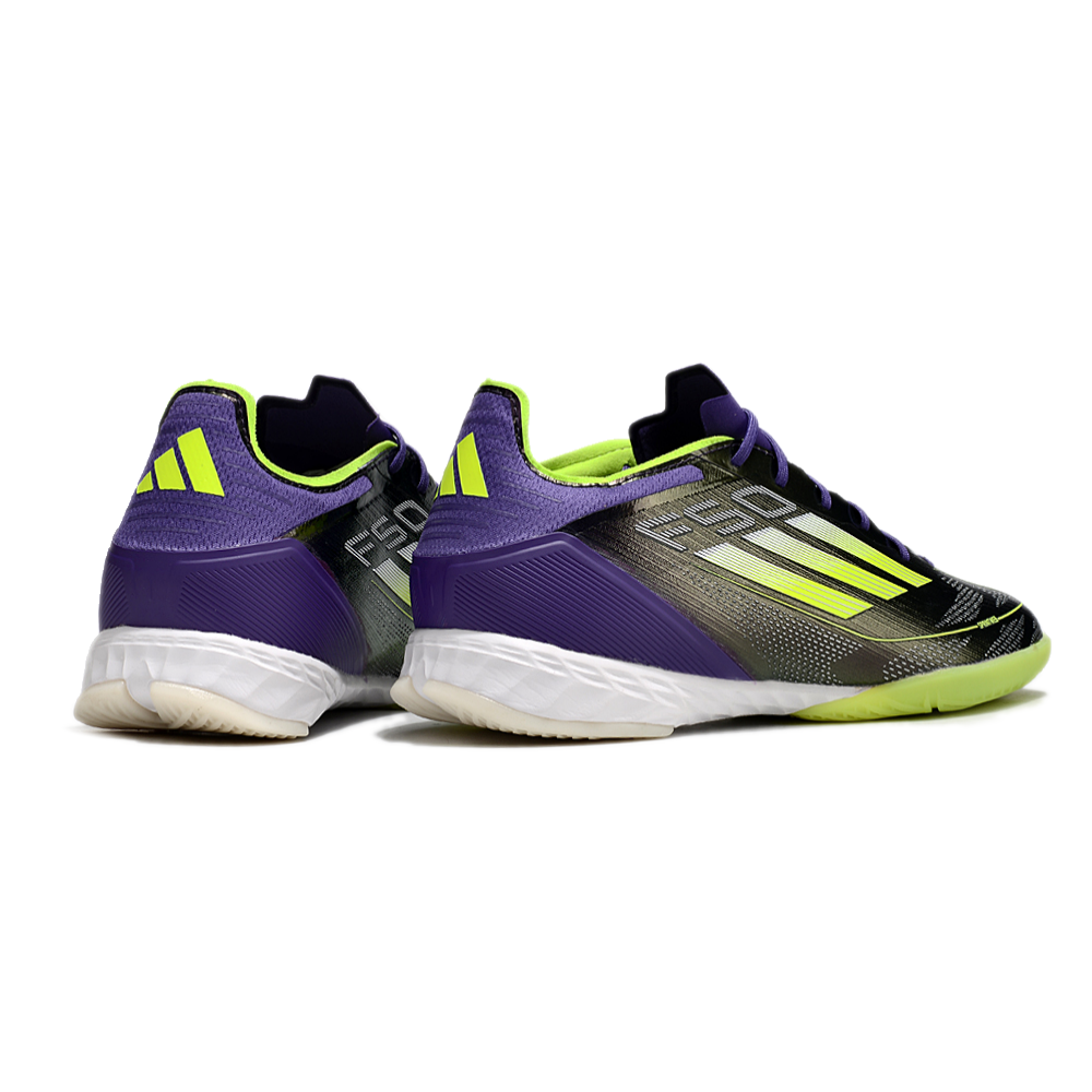 Chuteira Futsal Adidas F50 IC Roxa e Verde 