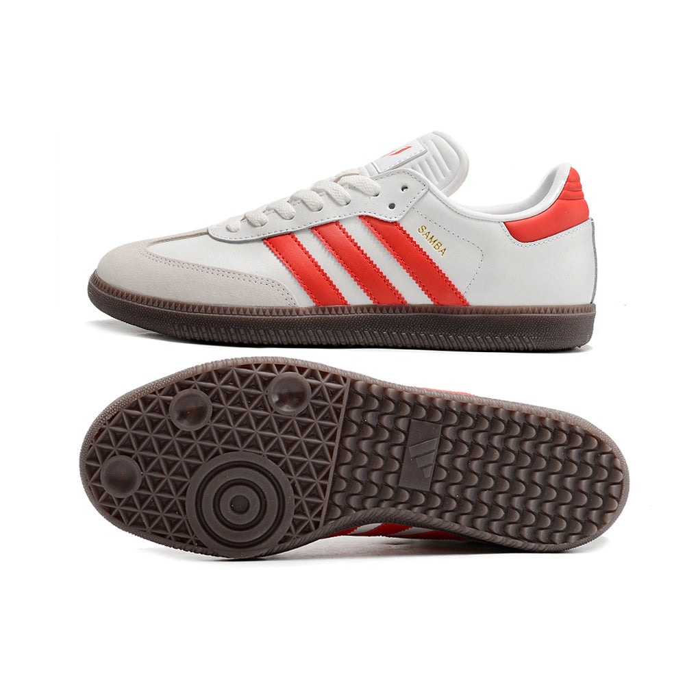 Chuteira Futsal Adidas Lionel Messi x Samba IC Branca e Laranja