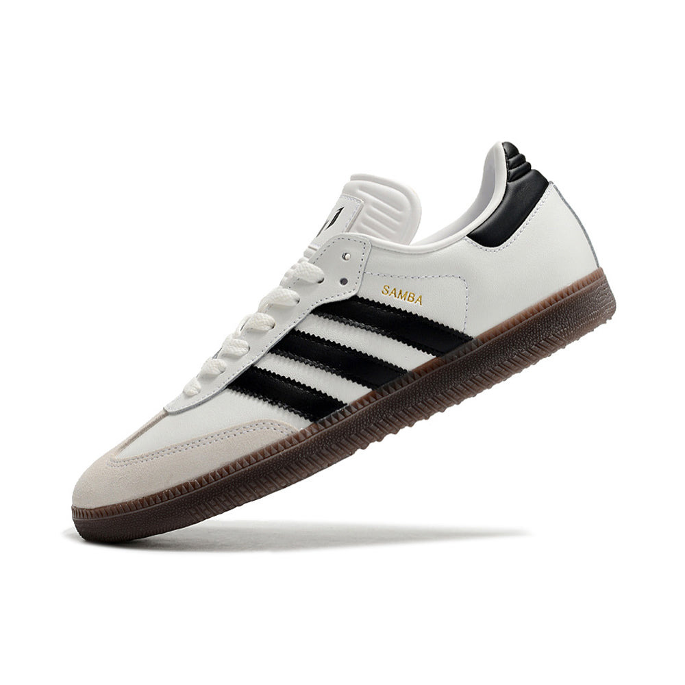 Chuteira Futsal Adidas Lionel Messi x Samba IC Branca e Preto 