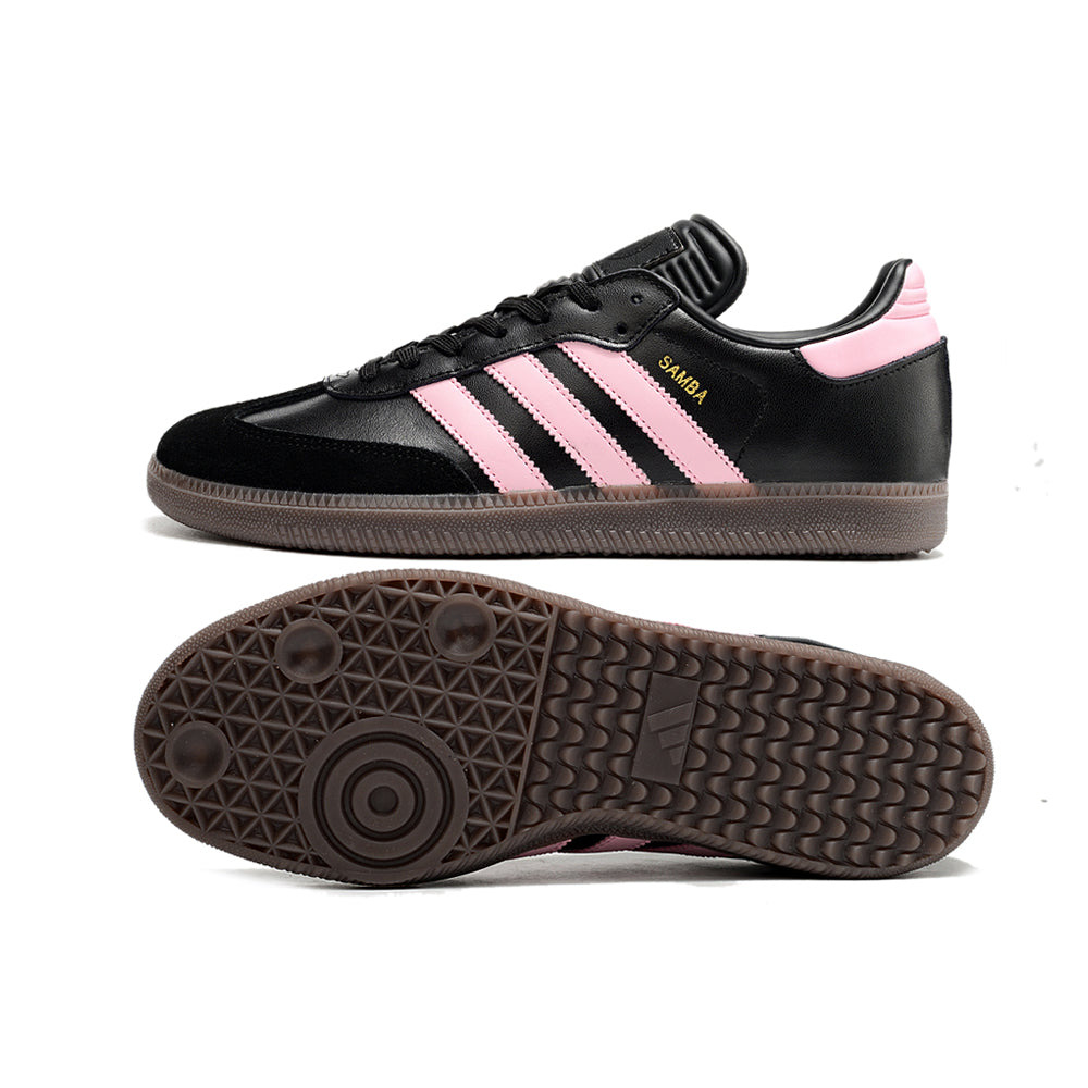 Chuteira Futsal Adidas Lionel Messi x Samba IC Preto e Rosa