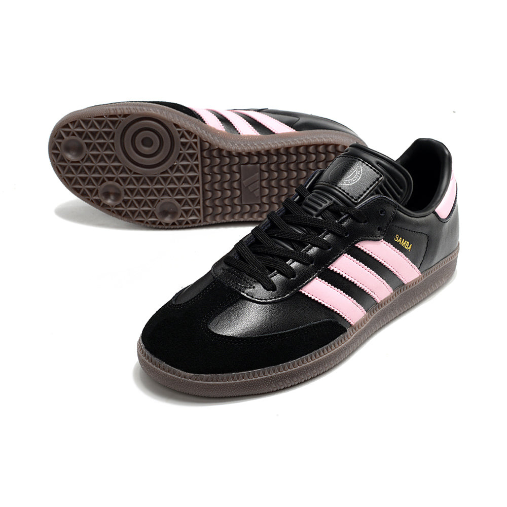 Chuteira Futsal Adidas Lionel Messi x Samba IC Preto e Rosa