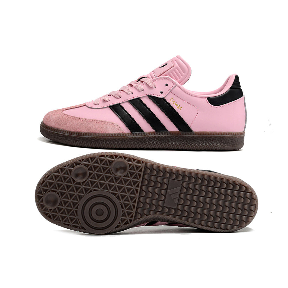 Chuteira Futsal Adidas Lionel Messi x Samba IC Rosa e Preto