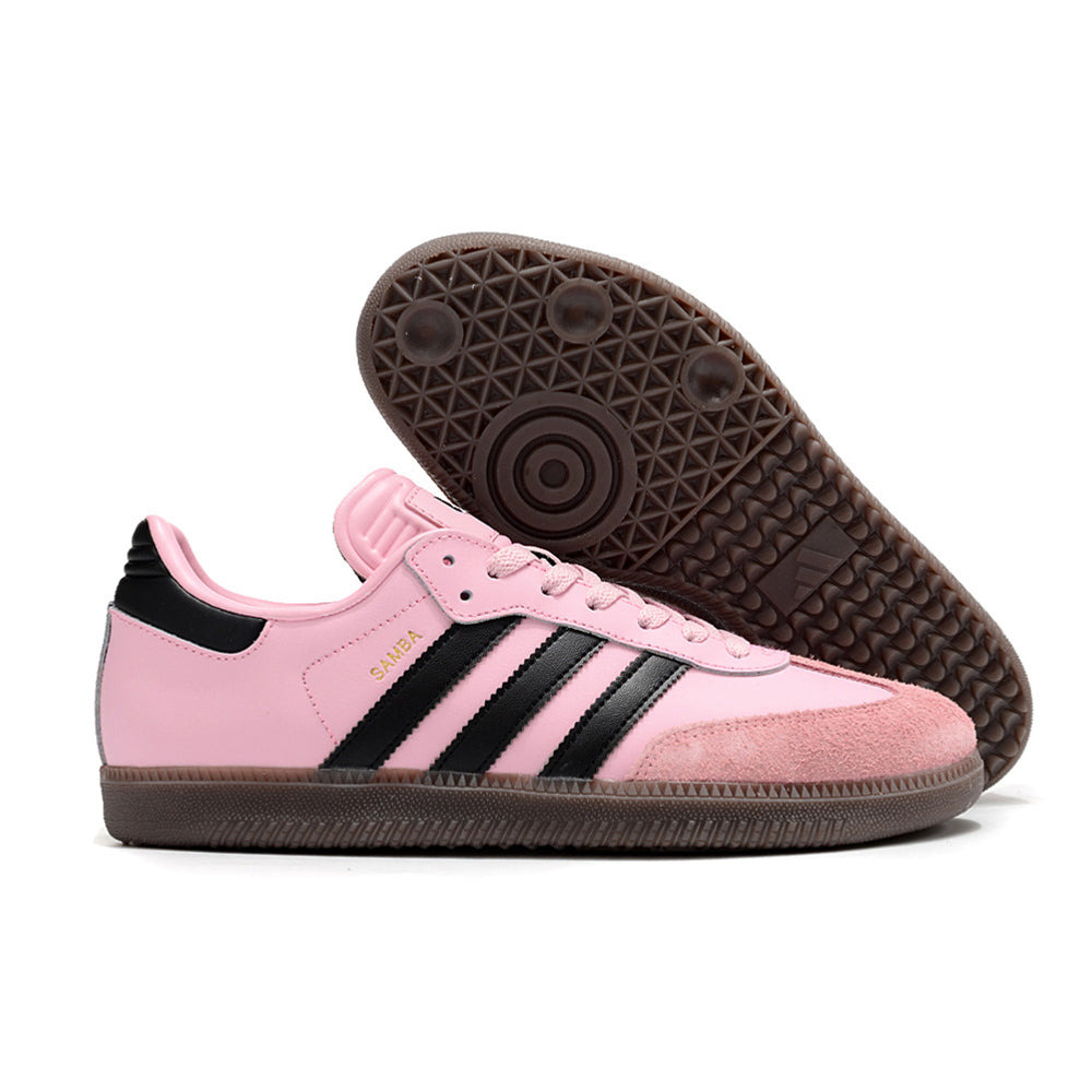 Chuteira Futsal Adidas Lionel Messi x Samba IC Rosa e Preto