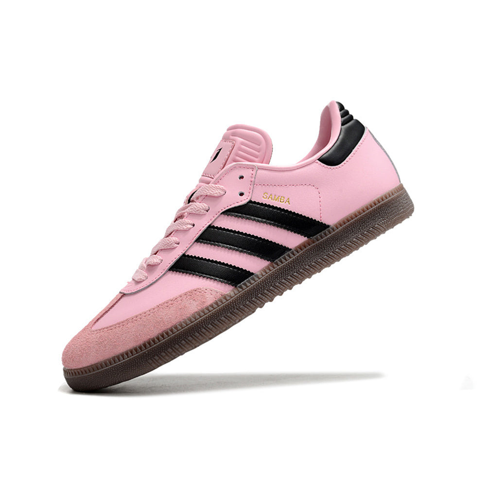 Chuteira Futsal Adidas Lionel Messi x Samba IC Rosa e Preto