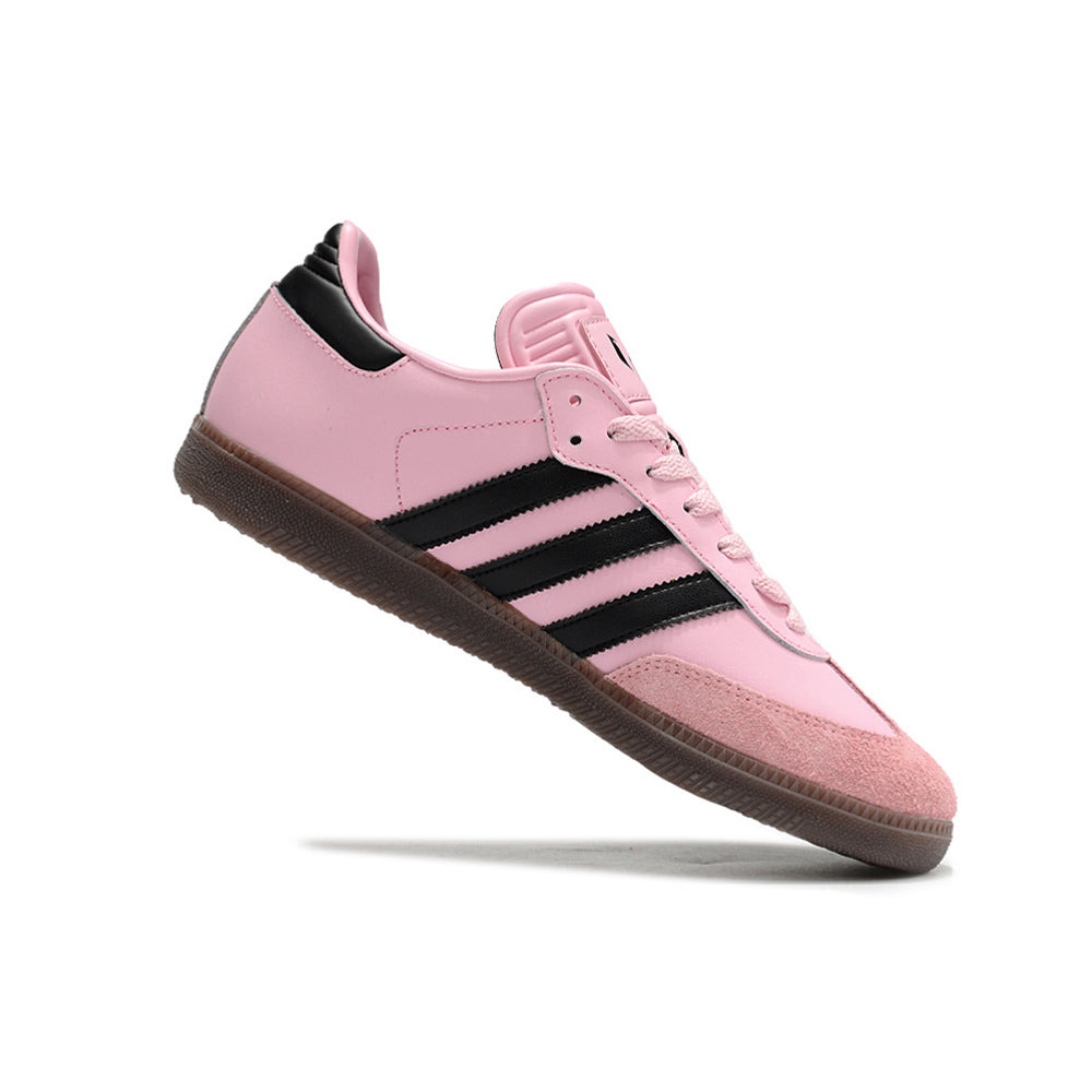 Chuteira Futsal Adidas Lionel Messi x Samba IC Rosa e Preto