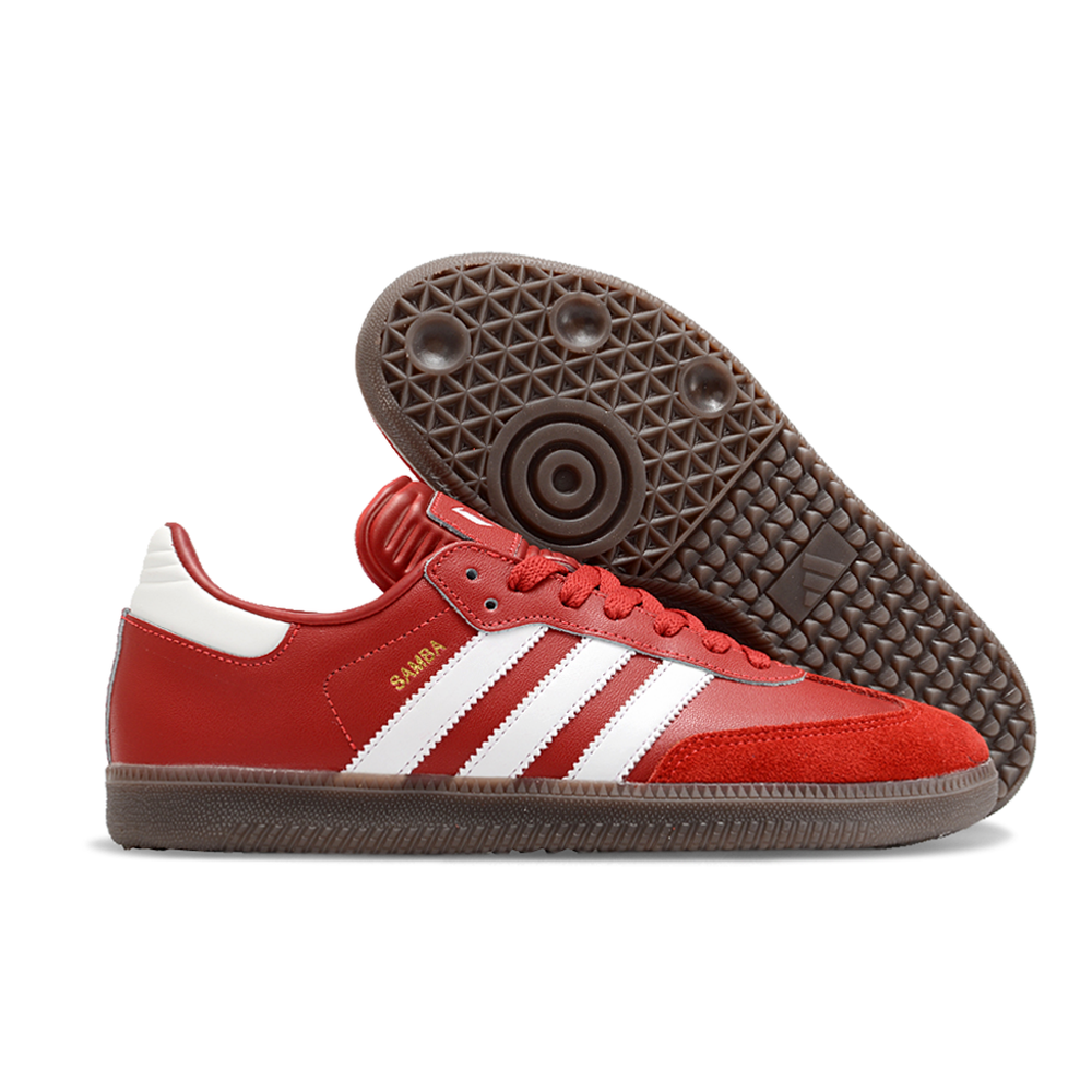 Chuteira Futsal Adidas Lionel Messi x Samba IC Vermelha e Branca