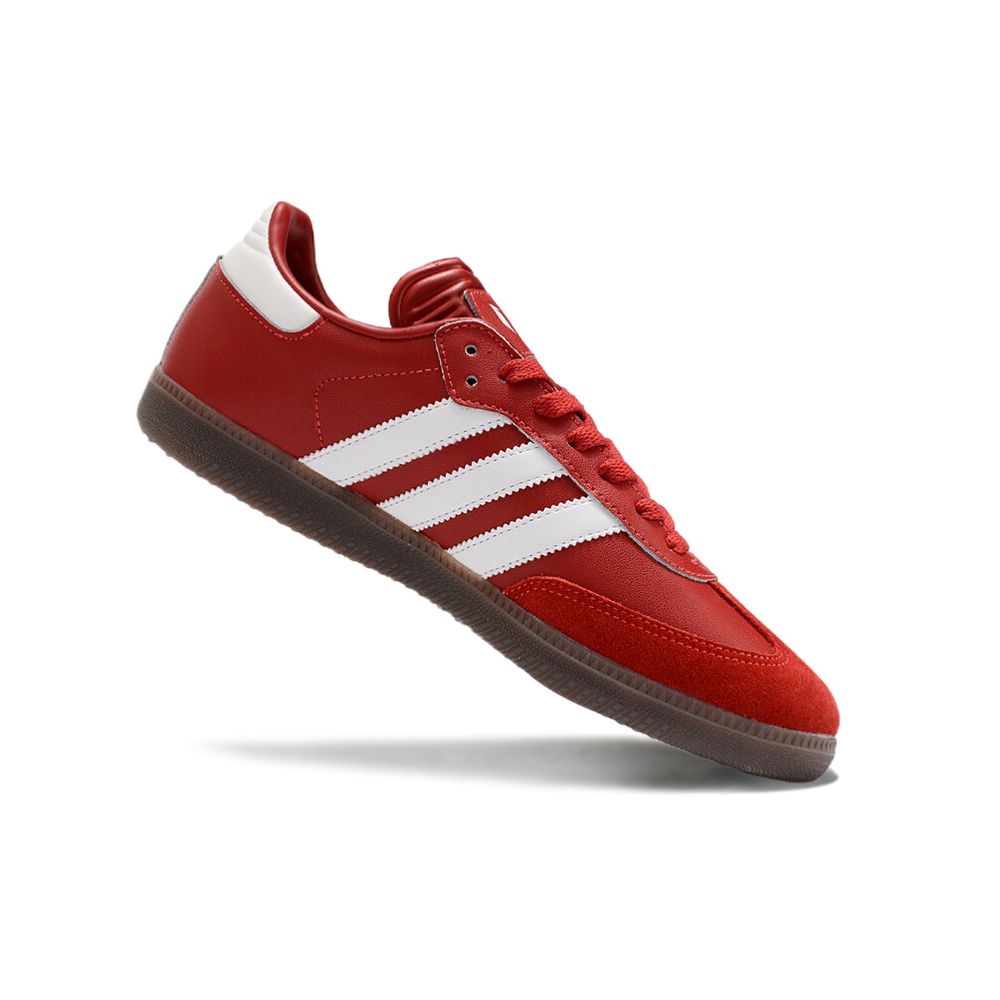 Chuteira Futsal Adidas Lionel Messi x Samba IC Vermelha e Branca
