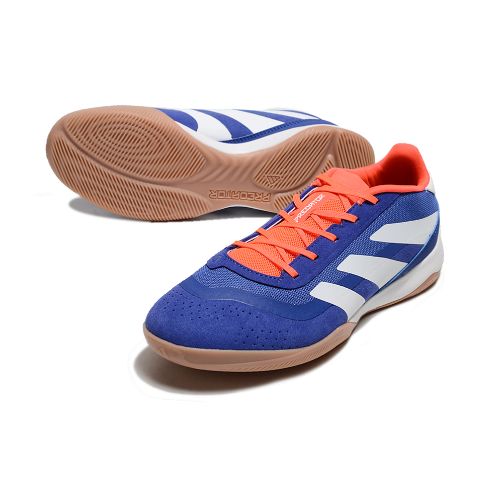 Chuteira Futsal Adidas Predator 24 Elite IC Azul e Branca 