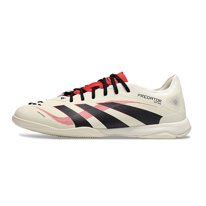 Chuteira Futsal Adidas Predator 24 Elite IC Bege, Vermelha e Preta