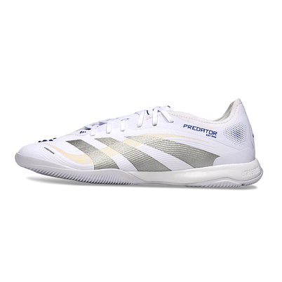 Chuteira Futsal Adidas Predator 24 Elite IC Branca e Azul 