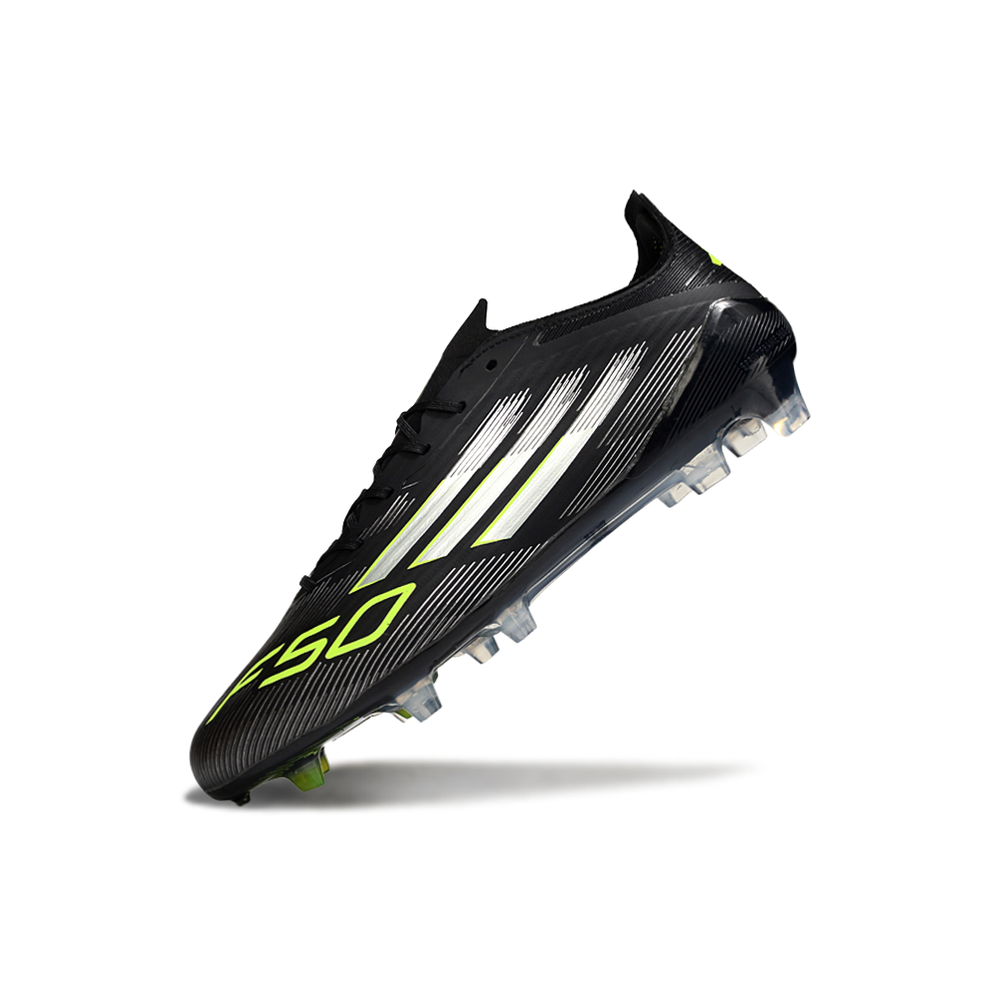 Chuteira Campo Adidas F50 FG Preta e Verde
