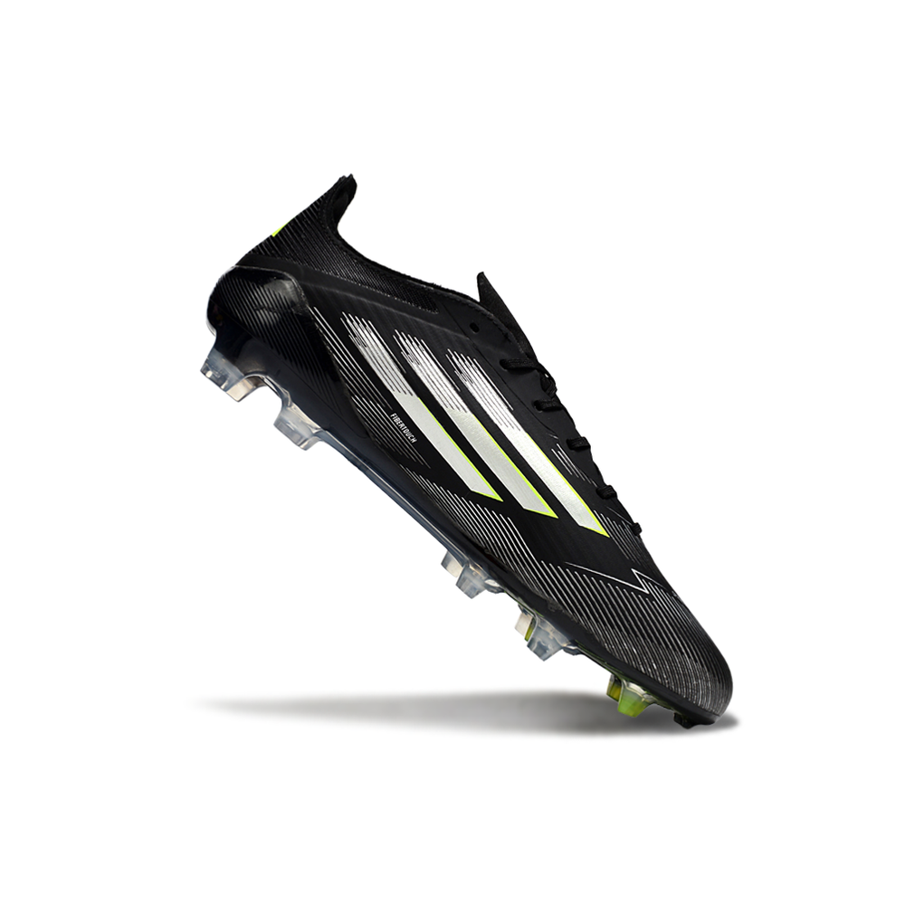 Chuteira Campo Adidas F50 FG Preta e Verde