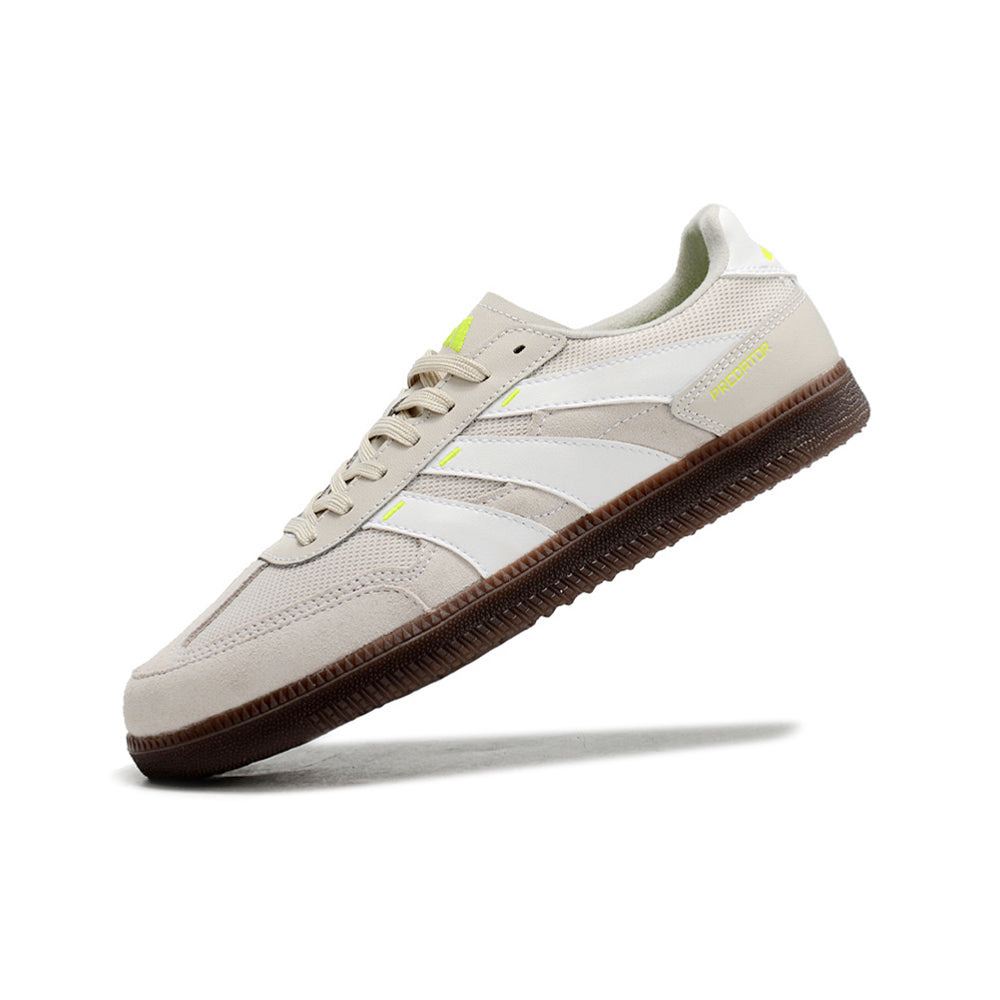 Chuteira Futsal Adidas Predator 24 Elite IC Cinza, Branco e Verde