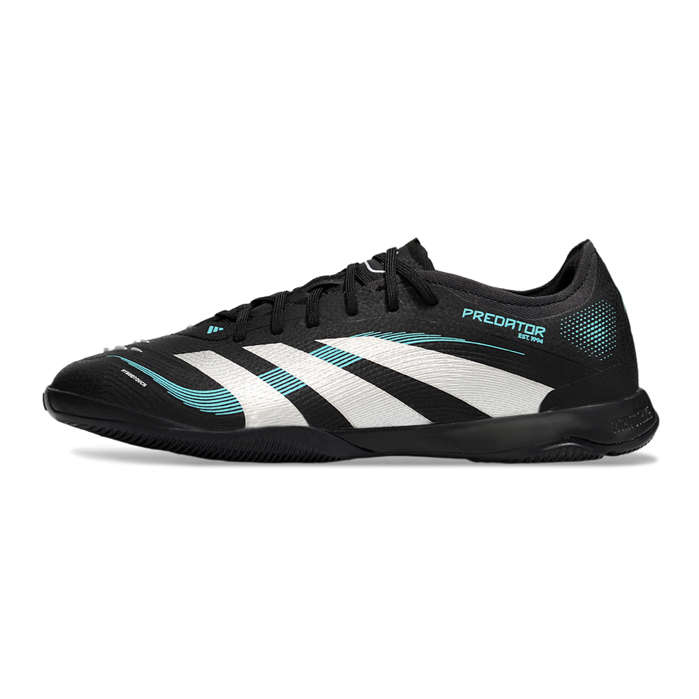 Chuteira Futsal Adidas Predator 24 Elite IC Preto, Branco e Verde