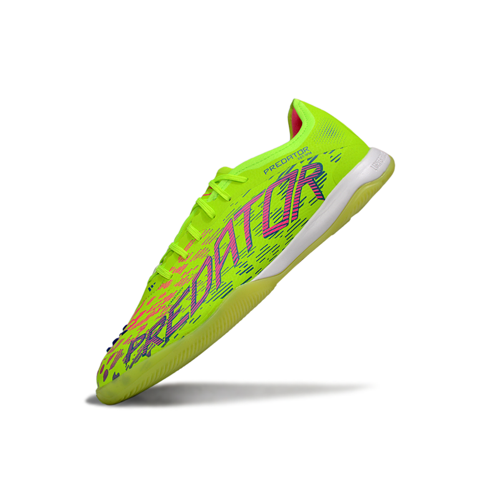 Chuteira Futsal Adidas Predator 24 Elite IC Verde e Roxo