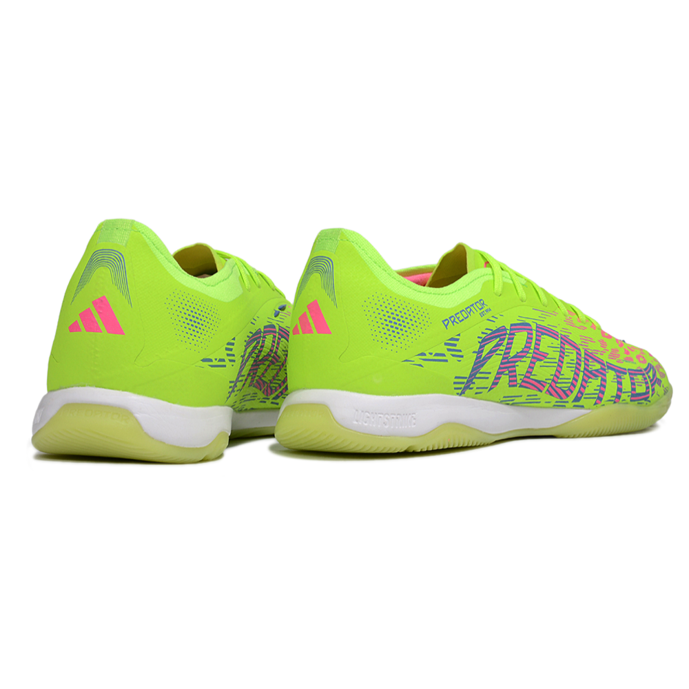 Chuteira Futsal Adidas Predator 24 Elite IC Verde e Roxo