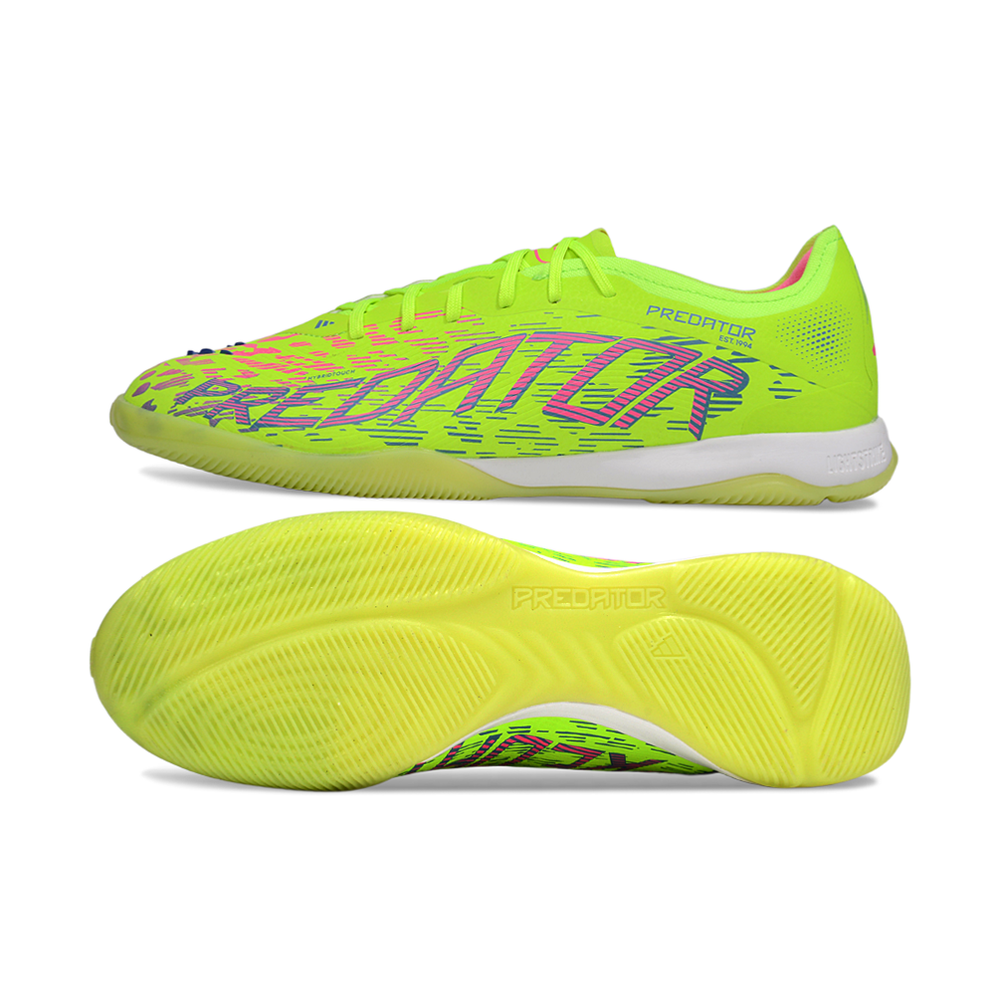 Chuteira Futsal Adidas Predator 24 Elite IC Verde e Roxo