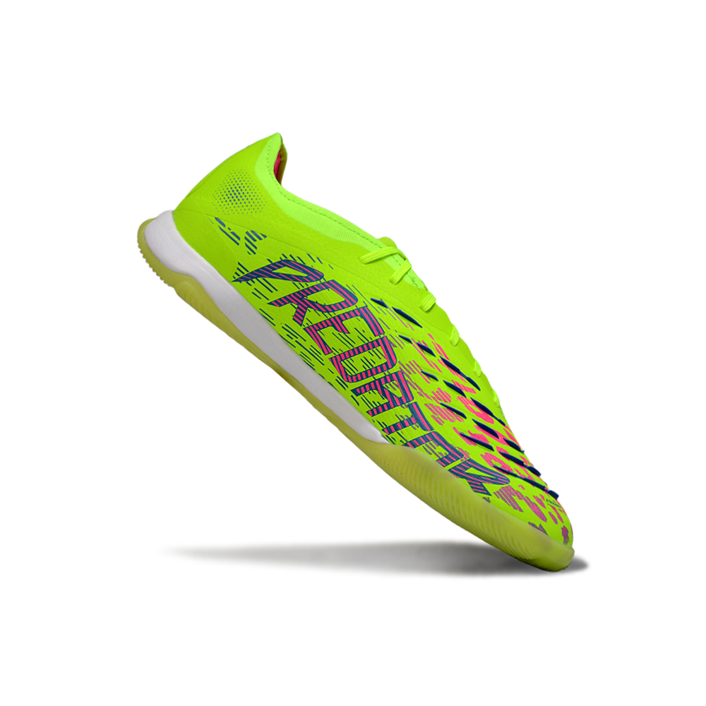 Chuteira Futsal Adidas Predator 24 Elite IC Verde e Roxo