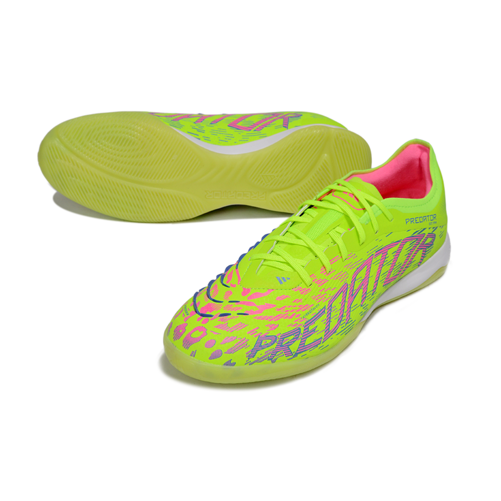 Chuteira Futsal Adidas Predator 24 Elite IC Verde e Roxo
