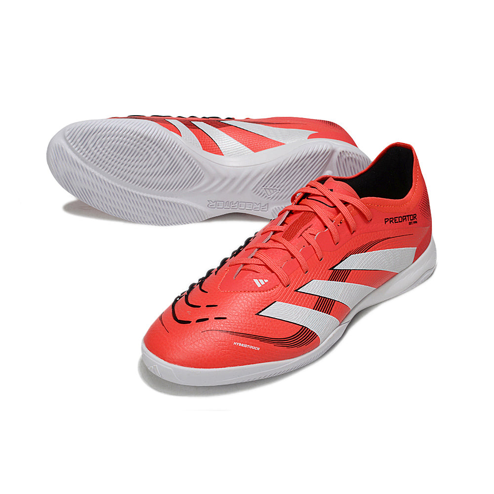 Chuteira Futsal Adidas Predator 24 Elite IC Vermelha e Branca 