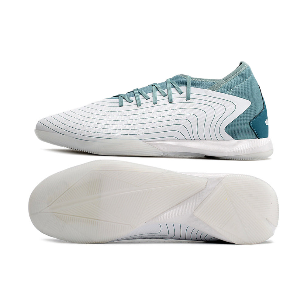 Chuteira Futsal Adidas Predator Accuracy.1 IC Branca e Azul 