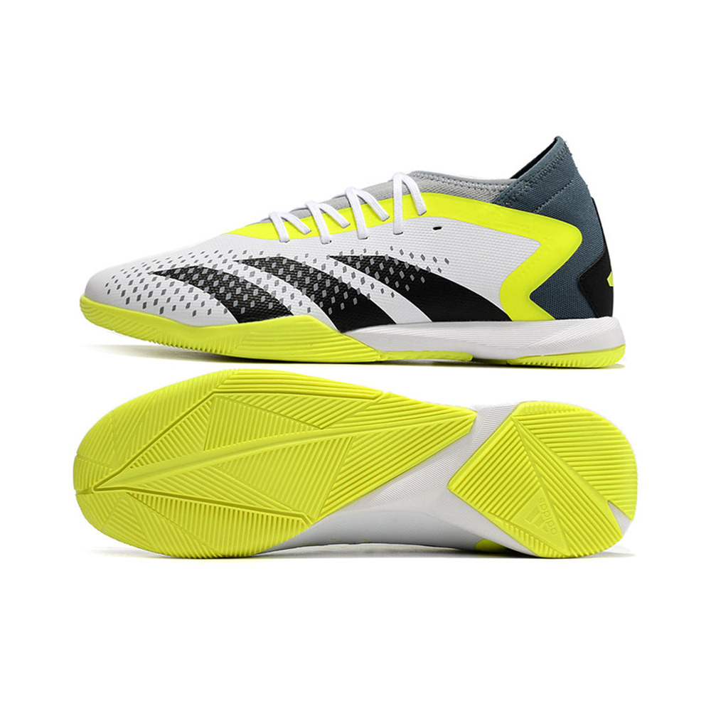 Chuteira Futsal Adidas Predator Accuracy.1 IC Branca e Verde 