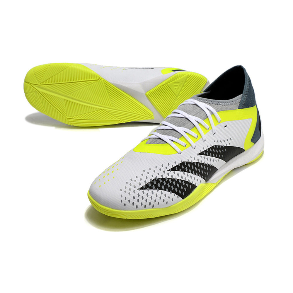 Chuteira Futsal Adidas Predator Accuracy.1 IC Branca e Verde 