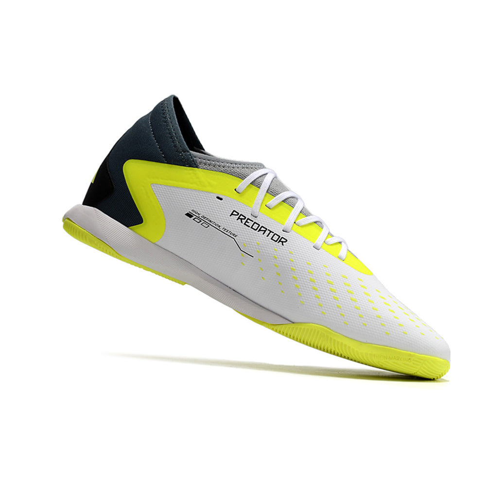 Chuteira Futsal Adidas Predator Accuracy.1 IC Branca e Verde 