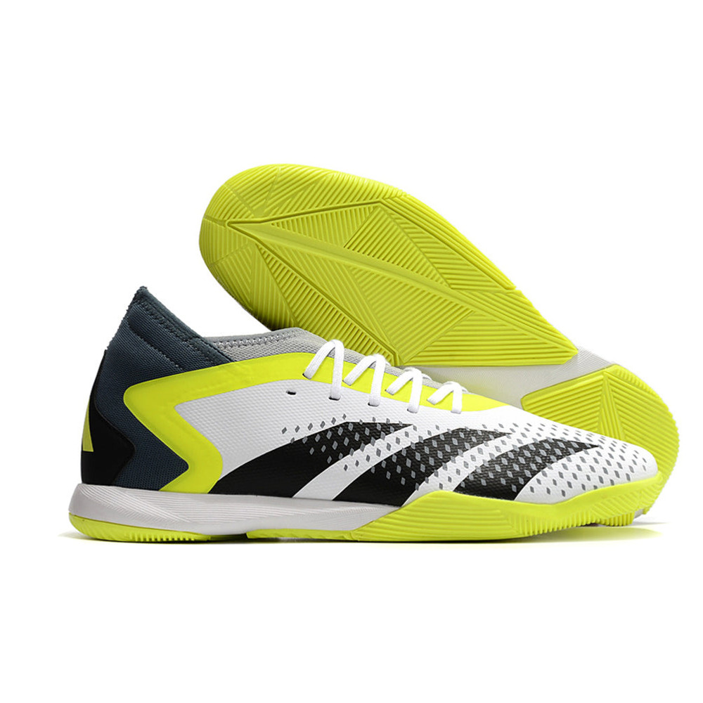 Chuteira Futsal Adidas Predator Accuracy.1 IC Branca e Verde 